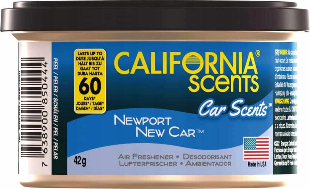 California Scents Lufterfrischer Duftdose New Car Produktbild 