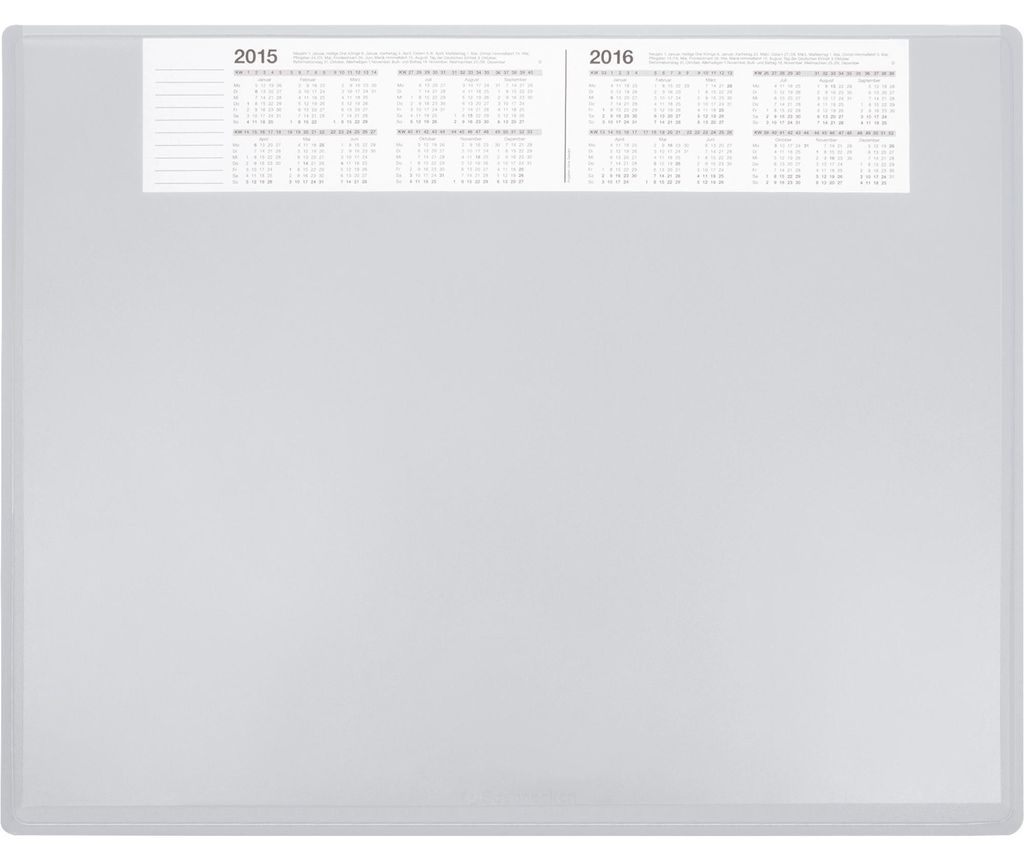Soennecken Schreibunterlage 3654 63x50cm Vollsicht grau Produktbild 