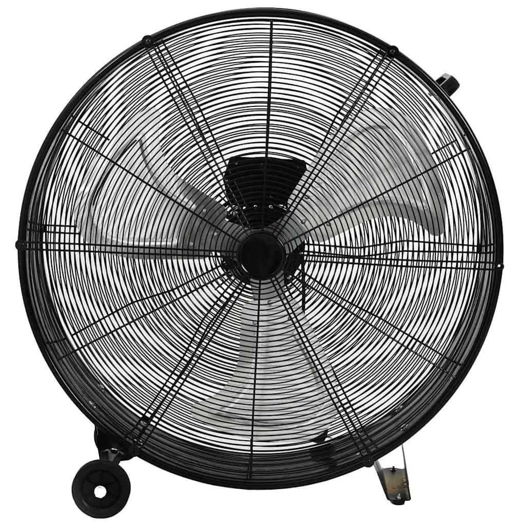 vidaXL Trommelventilator Industriell 77 cm 187,7 W Schwarz