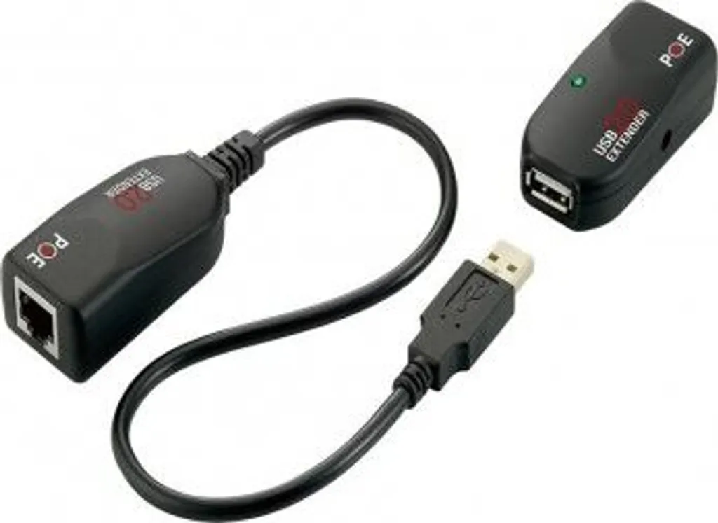 Extendeur USB 2.0 sur RJ45 EXSYS EX-1441-2 émetteur et récepteur