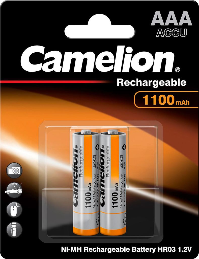 Batteria AAA, Micro, LR03, HR04, NiMH fino a 1100mAh in Immagine del prodotto 