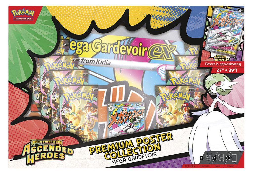 Pokémon Ascended Heroes: Premium postercollectie met Mega Productafbeelding 
