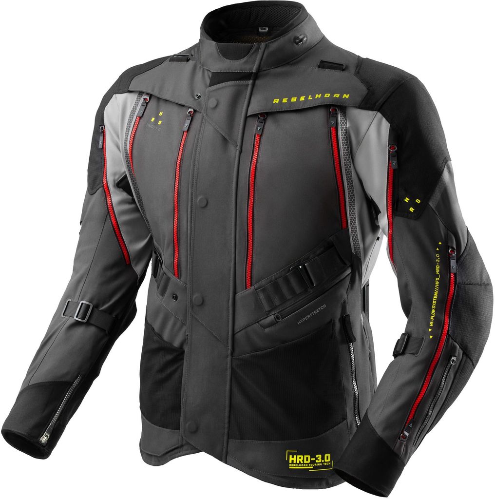 Rebelhorn Hardy 3.0 wasserdichte Motorrad Textiljacke, Produktbild 