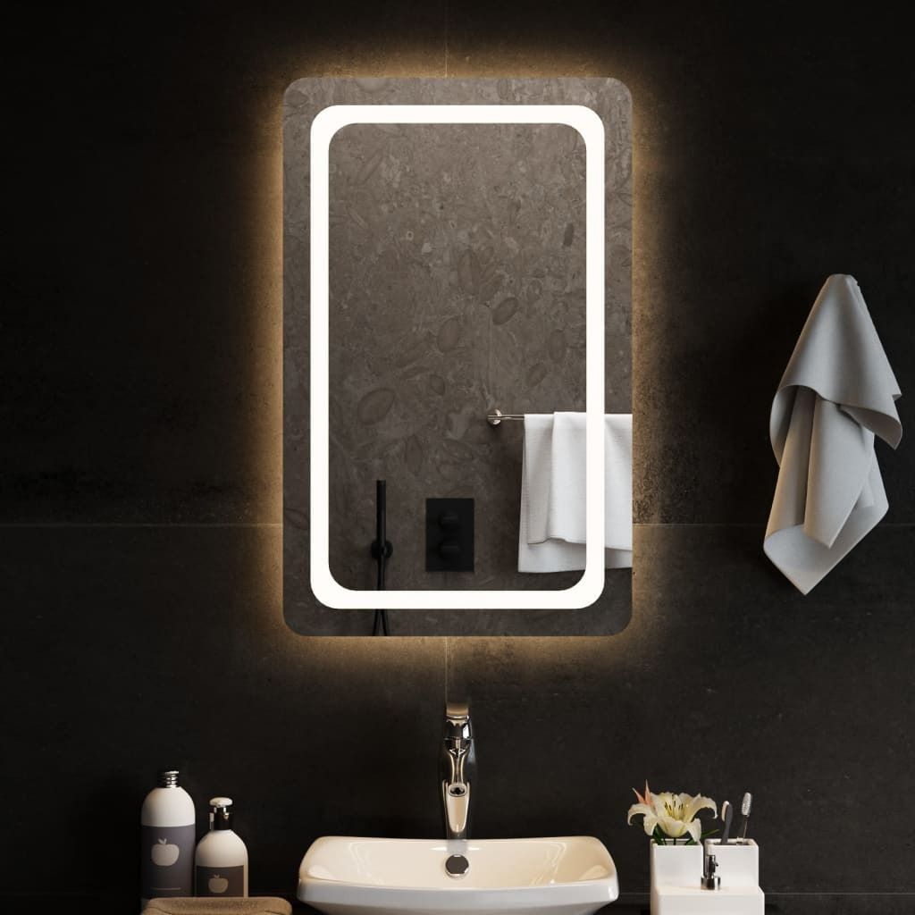 "2026 Promotion" LED-Badspiegel 50x80 cm - Wandspiegel CC9128
