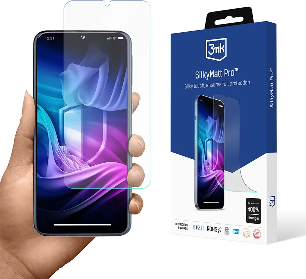 Migliore Pellicola Opaca Samsung Galaxy A40 - 3mk Silky Matt Pro Kit