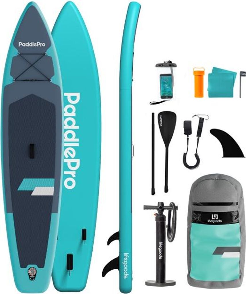 LifeGoods SUP Board Touring - 165 KG Tragkraft - 365 x 76 Produktbild 