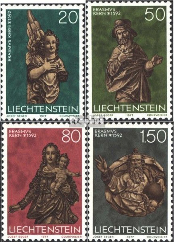 Briefmarken Liechtenstein 1977 Mi 688-691 (kompl.Ausg.) gestempelt Weihnachten