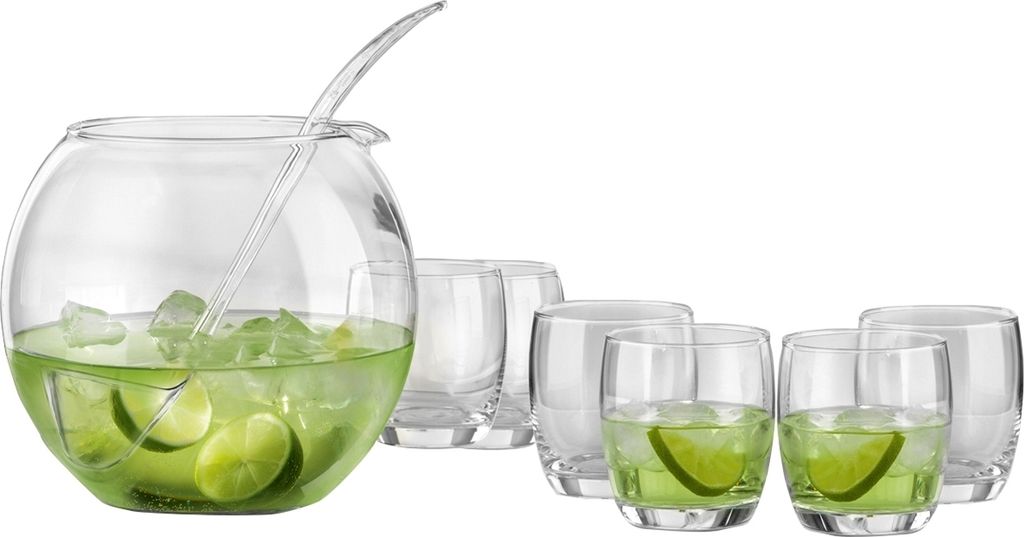 Bohemia Cristal 007 166 002 Bowle Libera, 8-teilig (1 Set) Produktbild 3