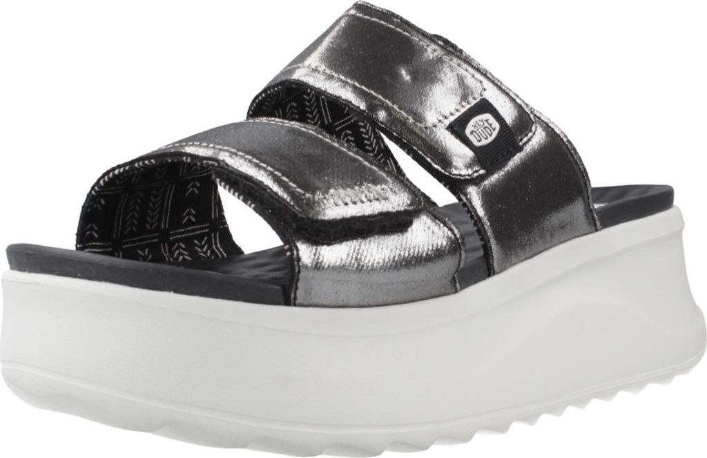 HEY DUDE DELRAY SLIDE CLASSIC Silber