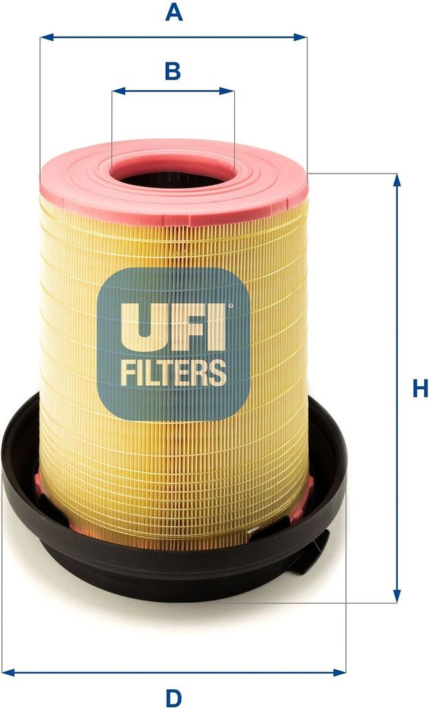 Luftfilter UFI 27.383.00 passend für MERCEDES-BENZ ATEGO Filtereinsatz
