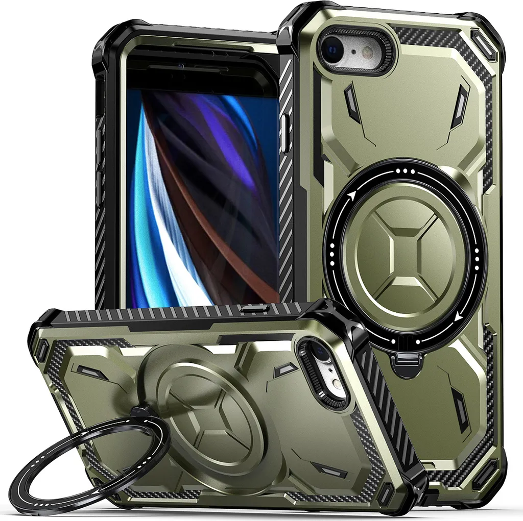 Custodia Magnetica iPhone SE/8 Verde - Compatibile con MagSafe