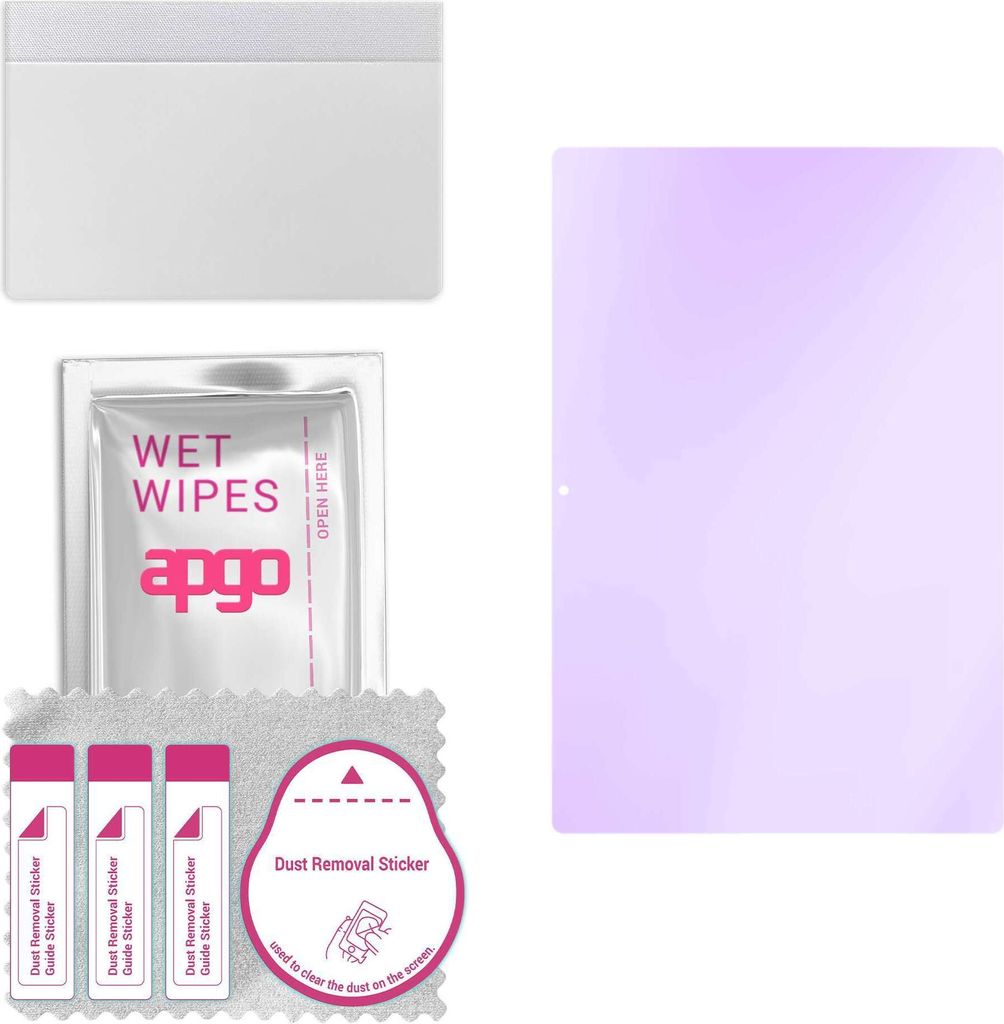 apgo Hybrid Schutzglas, kompatibel mit Teclast P20HD, Anti-Blue, 9H Härte, toller Ersatz für Hartglas, kratzfester Displayschutzglas, Displayschu...