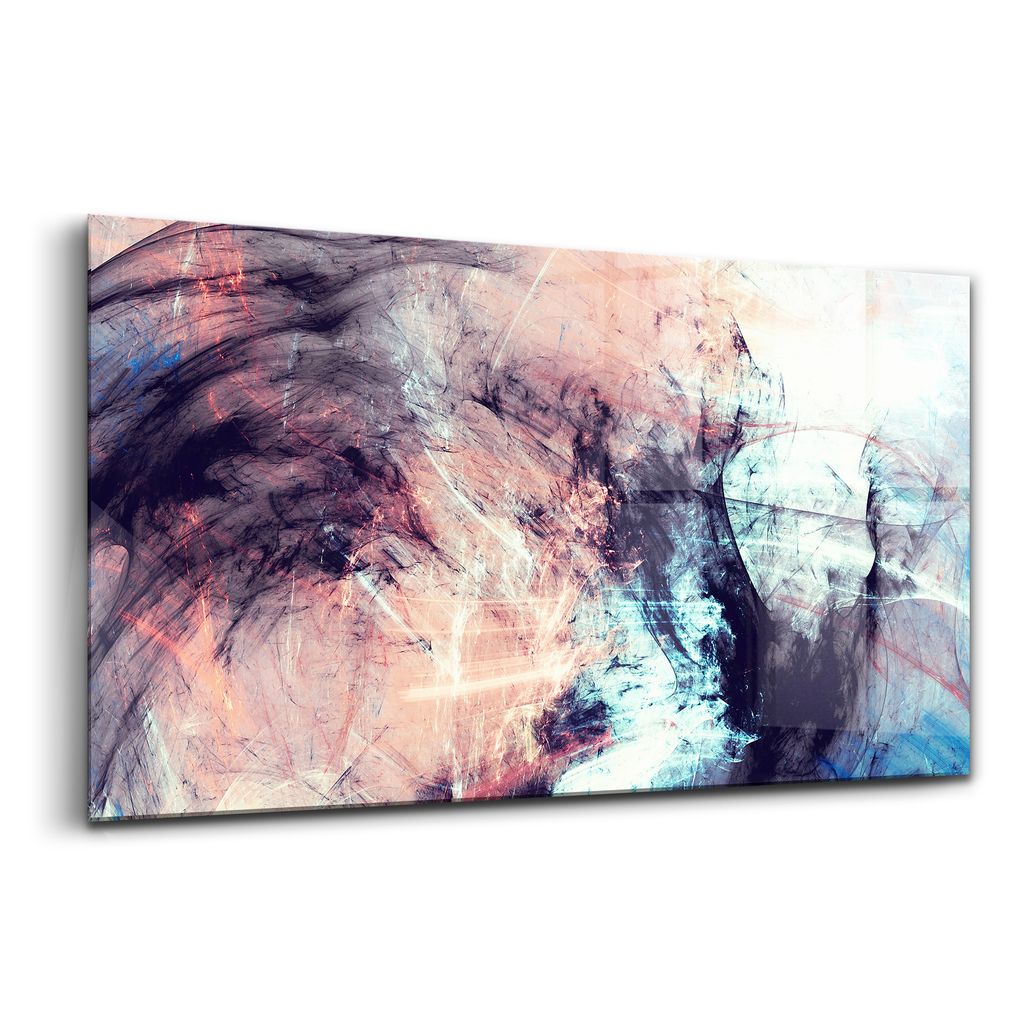 Glasmalerei - dekorative Malerei - moderne Malerei - 100x50 - Abstraktes Bild