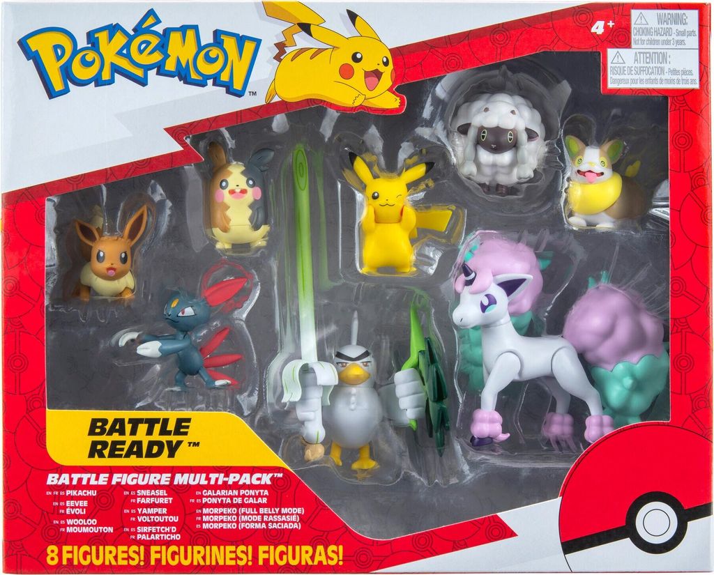 Viacnásobné balenie figúrok Pokémon (8-pack) Obrázok produktu 