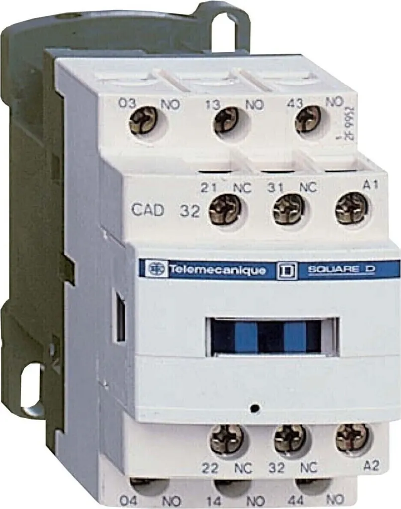 Relais de commande auxiliaire CAD32-BD Schneider 3NO 2NF 24V DC