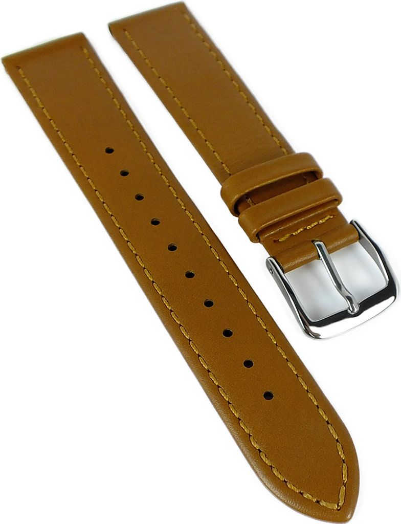 Timex Multifunktion Chrono > Uhrenarmband 20mm braun Leder > TW2R29100