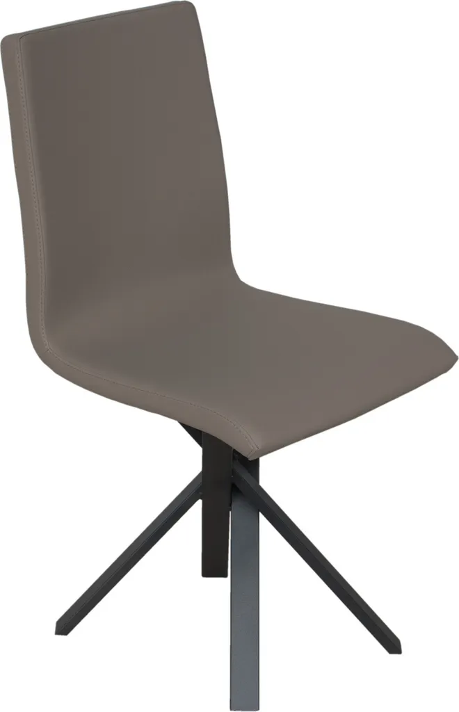 Chaise Aury Tortora 52 idéale pour table à manger ou bureau design