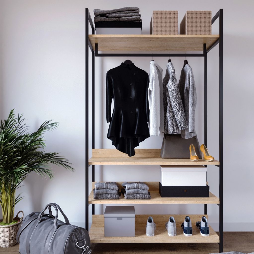 Skye Decor, Trend- Trend Gardırop Sade Alt Raflı L610LCV, Produktbild 