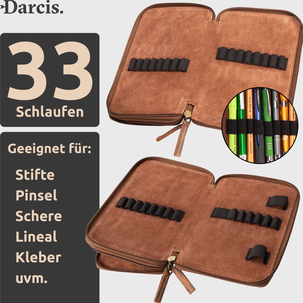 Darcis Federmäppchen -Stiftemappe Vintage Produktbild 7
