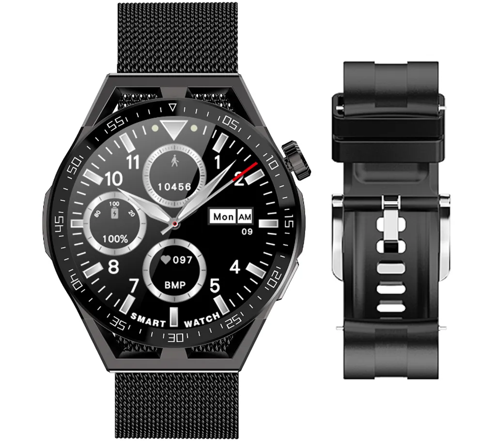 Montre Sport Connectée Homme Rubicon RNCE88 - Idéale Travail et Fitness
