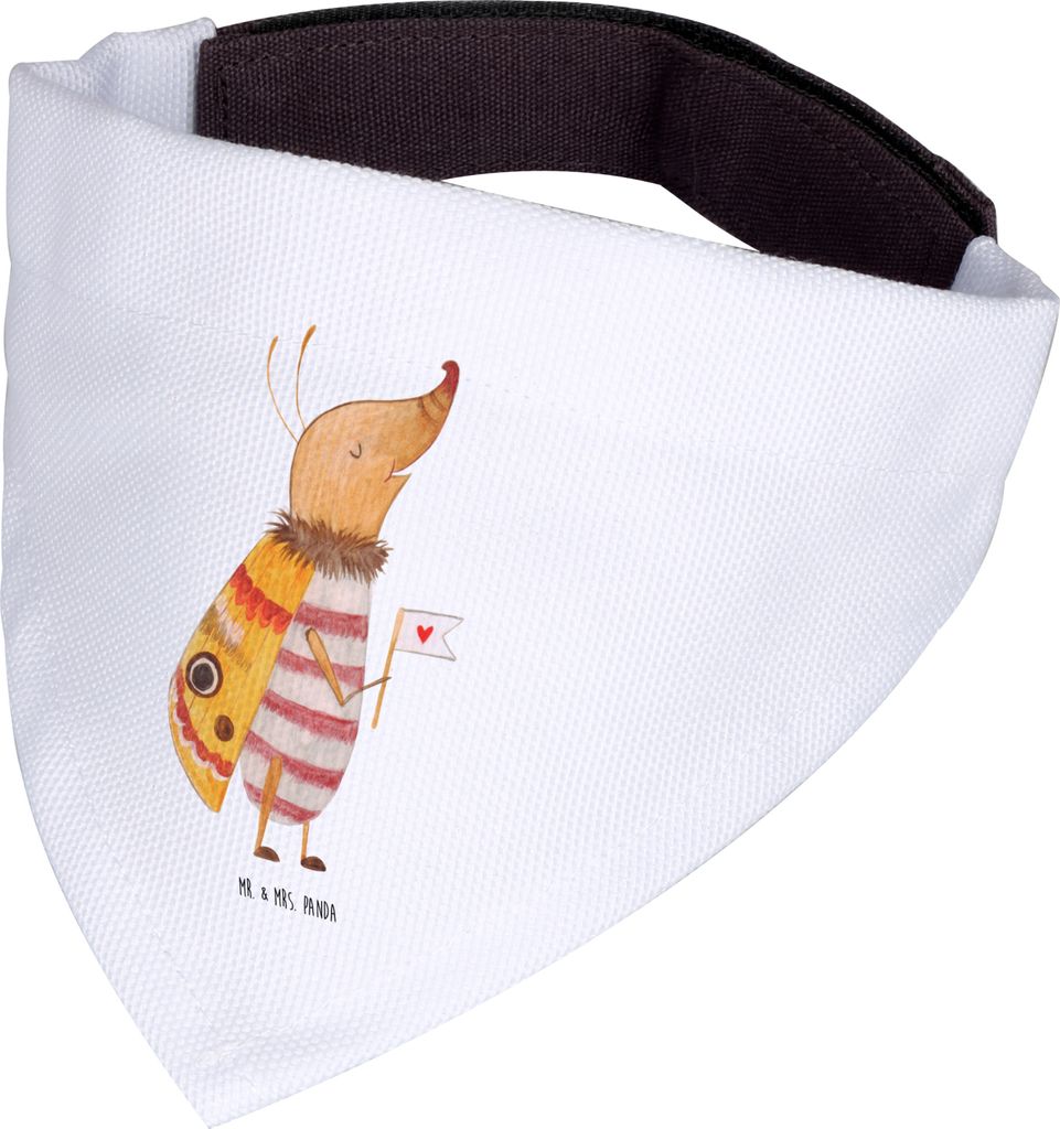Mr. & Mrs. Panda Bandana Nachtfalter Fähnchen - Weiß - Geschenk, Süß, Küche Deko, Hunde, Halstuch Hund, für, Spruch Witzig, Lustige Sprüche,...