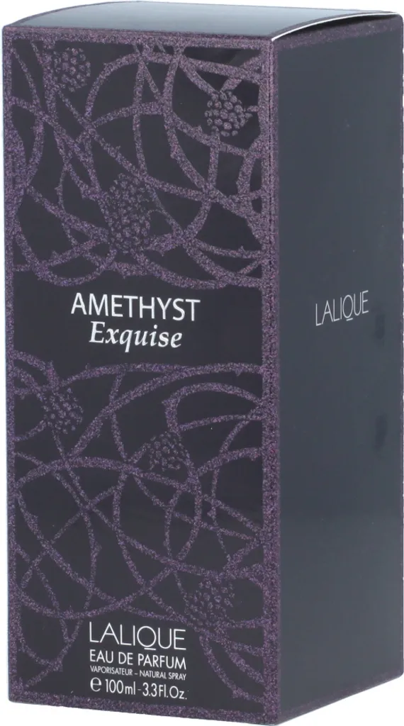 Lalique Amethyst Exquise Eau de Parfum 100 ml pour Femme Flacon Luxe