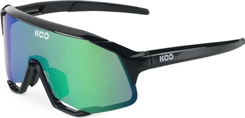 Koo Demos Lunettes de soleil miroir Noir Green Mirror CAT3 Cyclisme