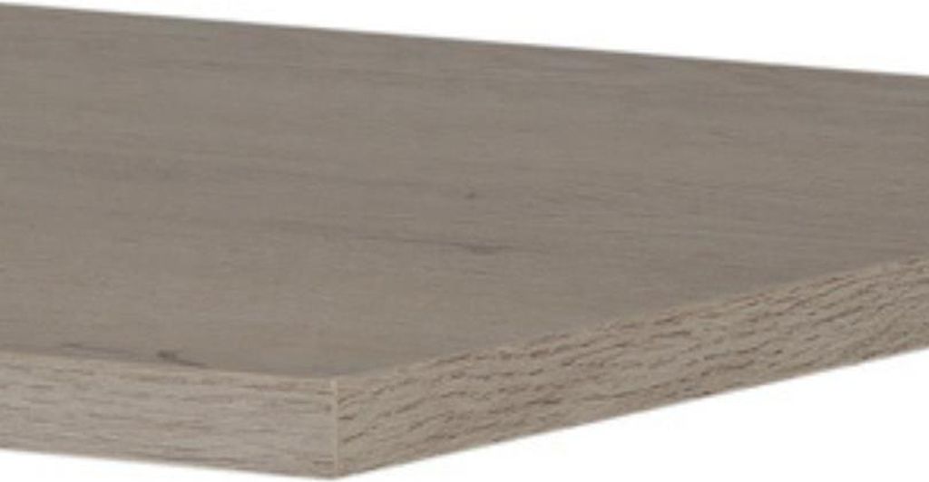 RODAN | Waschtischplatte - 60,6x46x1,6 cm - Eiche Dunkel - Hochwertige Laminatplatte - Wasserfest - Für Waschbecken