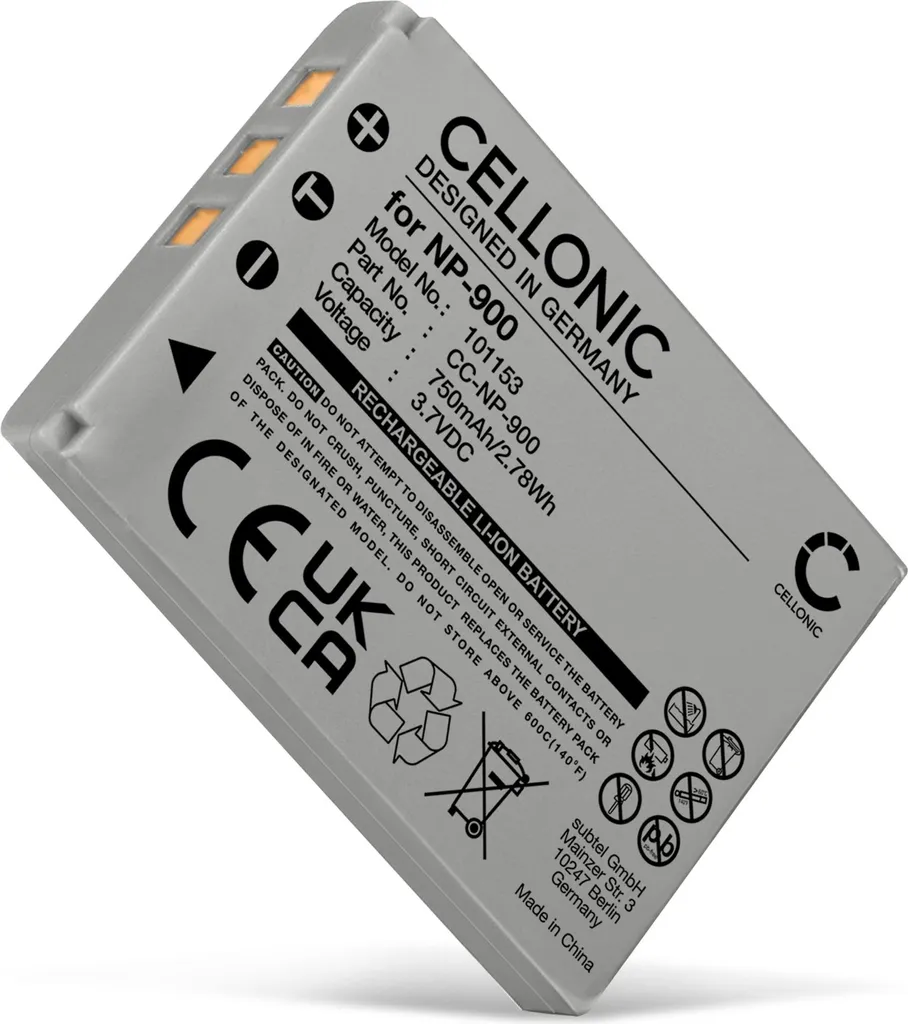 Batteria Compatibile Kyocera NP-900 EZ 4033 | Prezzo Top CELLONIC 750mAh