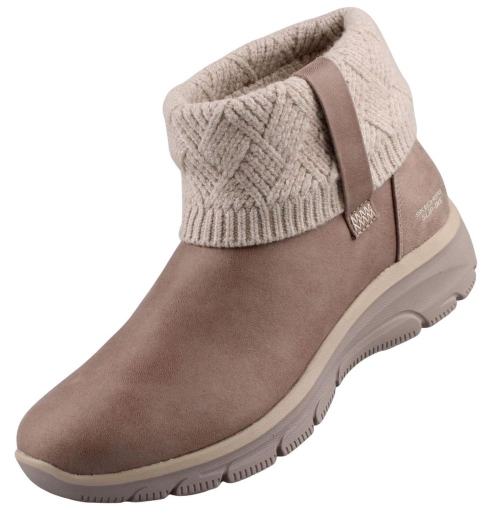 Skechers Damen Stiefelette Beige Easy Going Cozy Habit Image du produit 