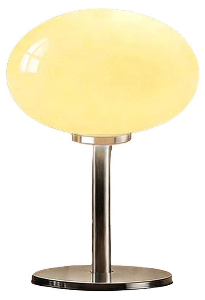 Pilz Tischlampe dimmbar Glas Nachttischlampe 3 Lichtfarben Produktbild 