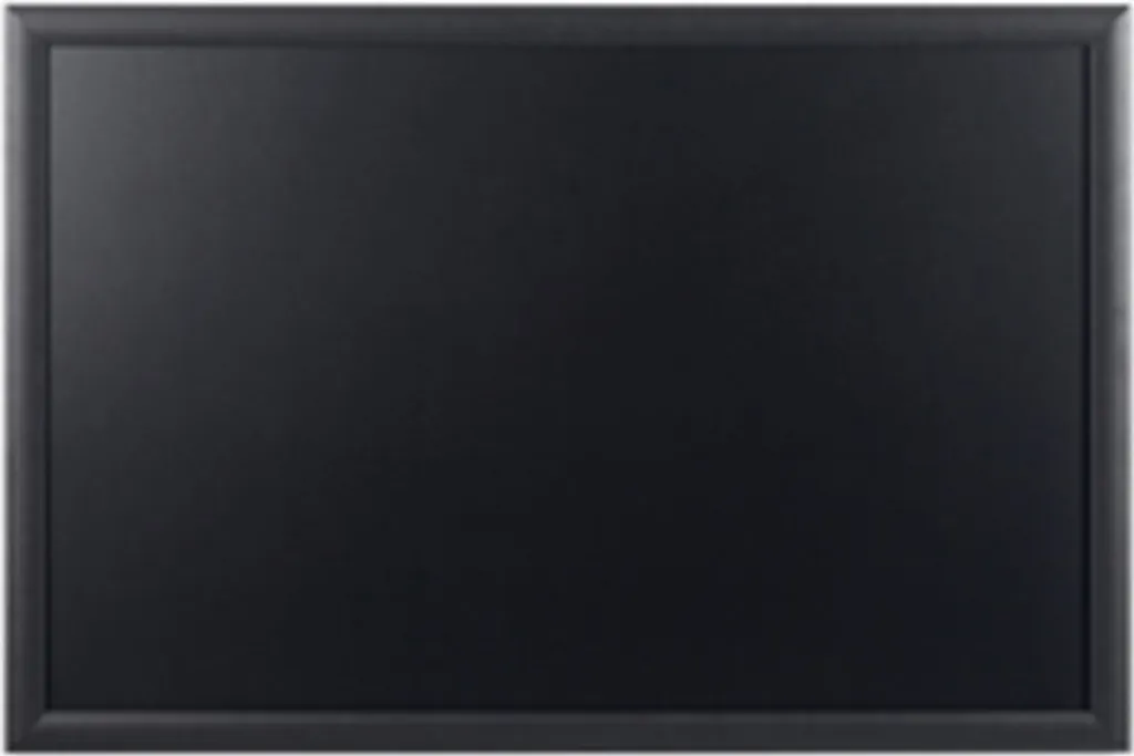 Tableau noir Bi-Office 900x600 mm avec cadre robuste en métal noir
