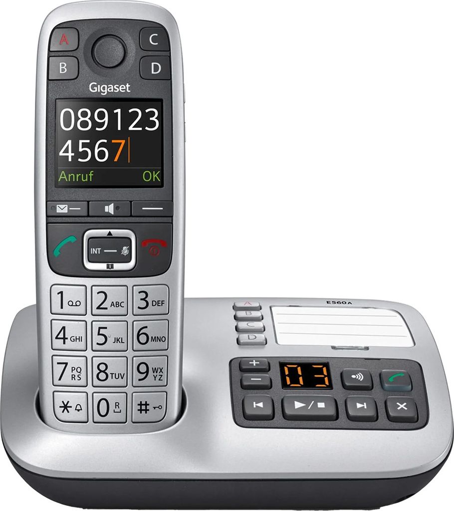 Gigaset E560A - bezdrátový telefon - záznamník s Obrázek produktu 
