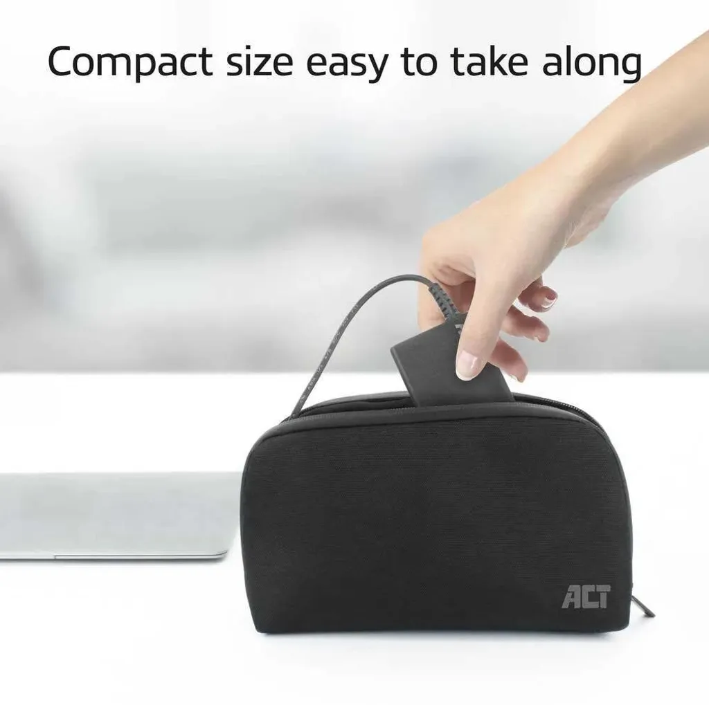 Chargeur PC portable 65W USB-C compact et puissant modèle extra plat - 23