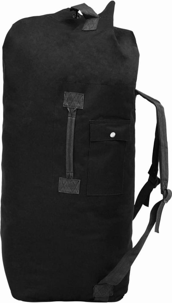 Seesack Armee-Stil 85 L Schwarz