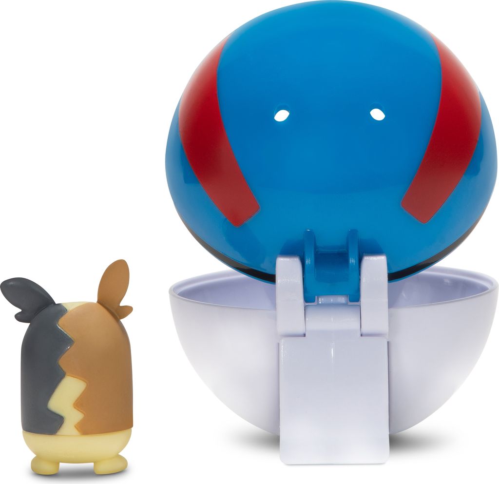 Pokemon Clip N Go Morpeko (Pappsattmuster) + Superball Produktbild 3
