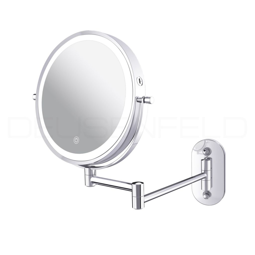 Libaro Kosmetikspiegel Siena, LED Kosmetikspiegel Vergrößerung 7x Dimmer  Auto-off Batterien oder USB