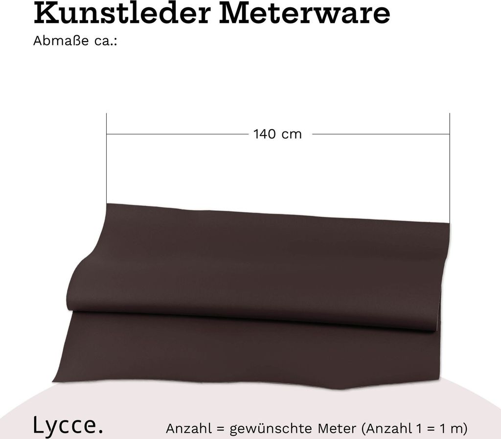 Lycce Kunstleder Meterware soft | 68.000 Scheuertouren | 1 Produktbild 