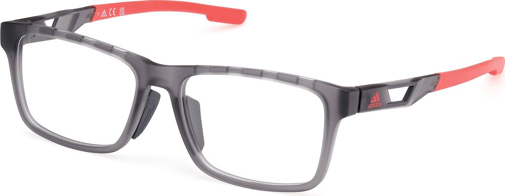 Adidas Sport SP5089-H 020 shiny grey 55/16/145 Herren Brillen