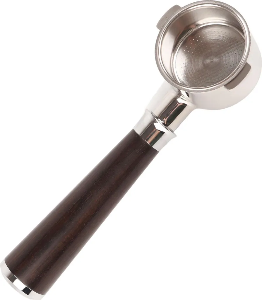 Porte-Filtre Bottomless 51mm Café en Bois pour DeLonghi Eco310 Acier