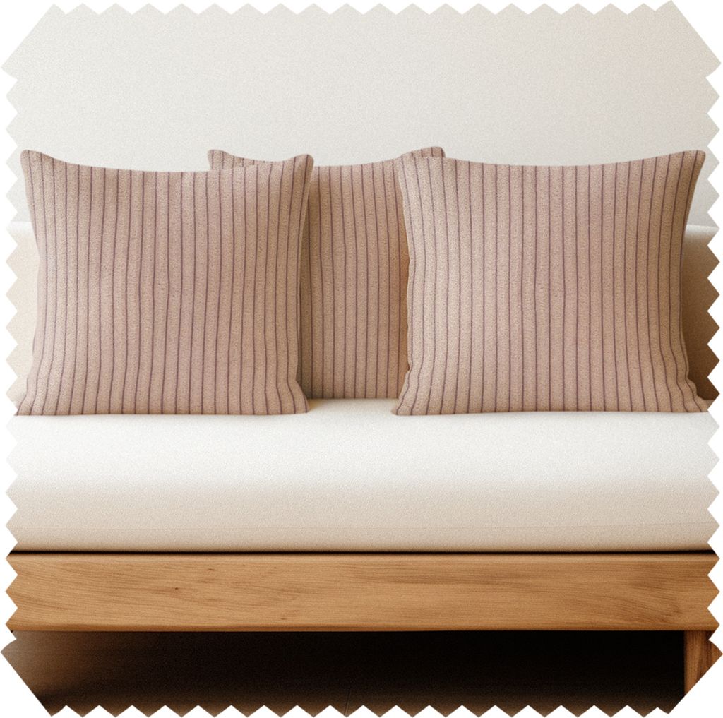 novely 3er Set Dekokissen PORTO Cord-Optik Kissen Sofakissen Zierkissen Kissenbezug 40x40cm Füllung Wohnzimmer - Farbe: 52 Rosa | Ausführung: K...