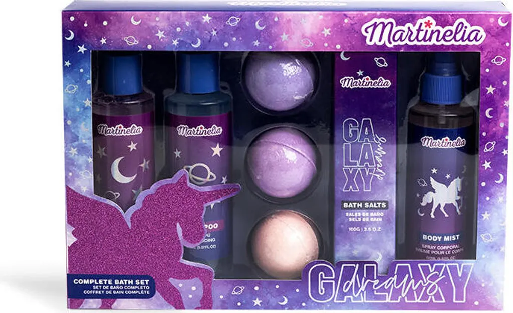 Set cadeau de bain pour fille Martinelia avec gel douche et shampoing