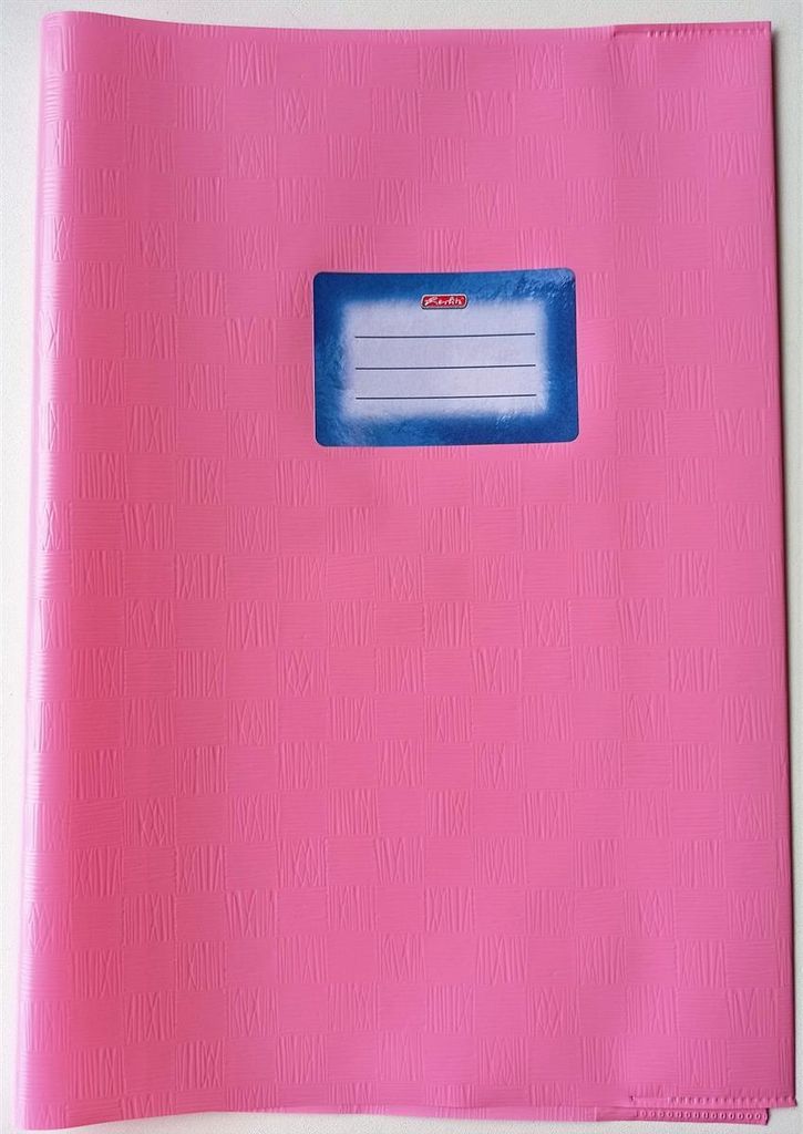 herlitz Heftschoner DIN A4, gepr„gt (Bast), PP, rosa Productafbeelding 