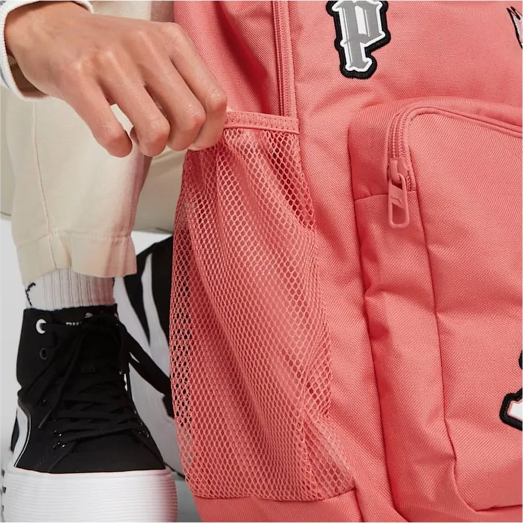 Sac à dos Puma Patch 07951403 noir polyvalent avec écussons stylés