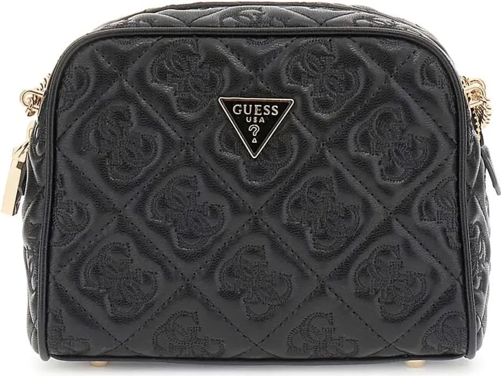 Guess Adelasia QL965814 Nera - Borsa a Tracolla Multi-Scomparto