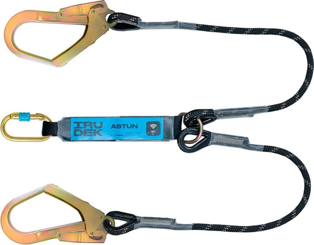 Irudek Doppelseil mit Falldämpfer Astun Y 100HSS - Sicheres Arbeiten an Bauwerken