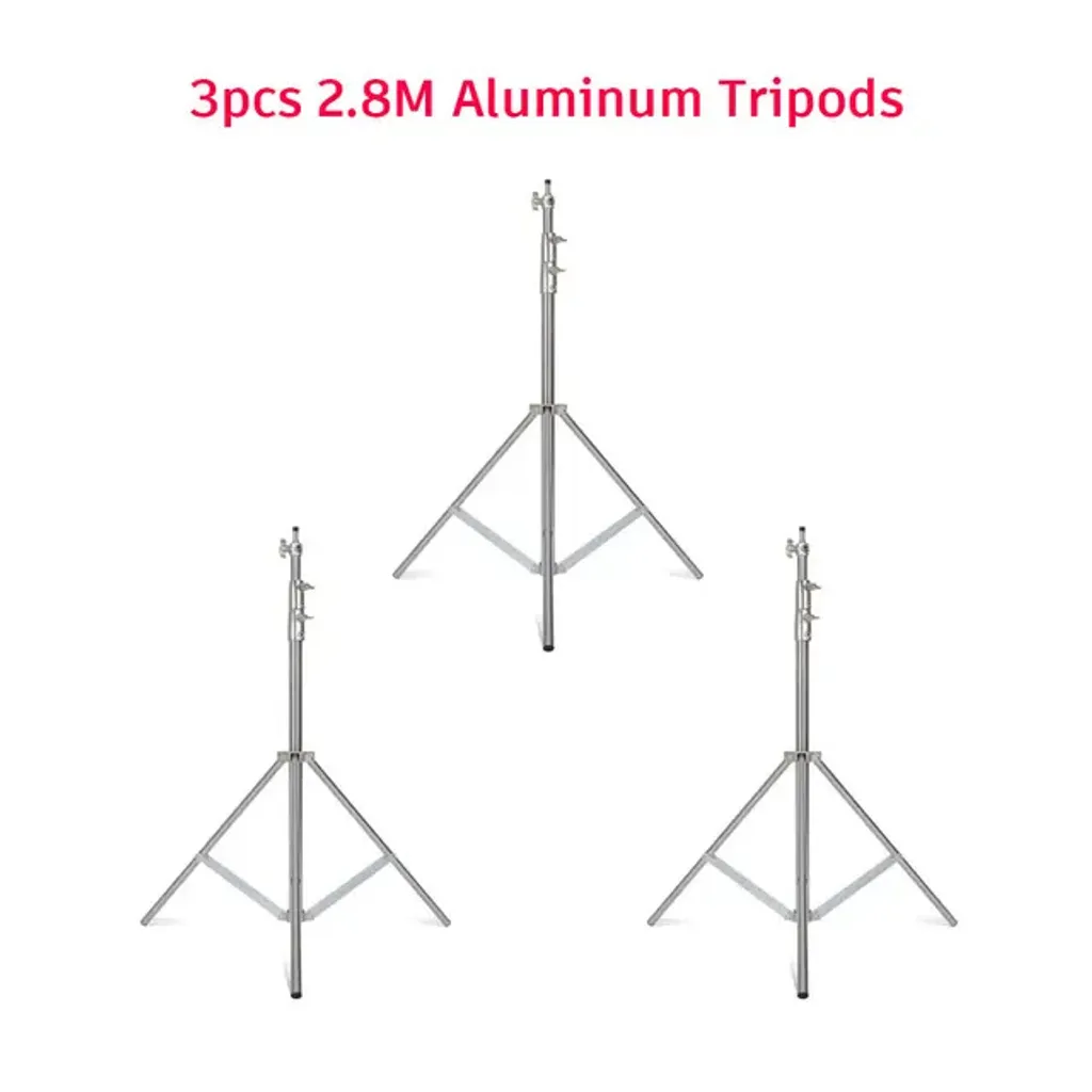 Trépied robuste réglable en hauteur en aluminium à trois sections - 2
