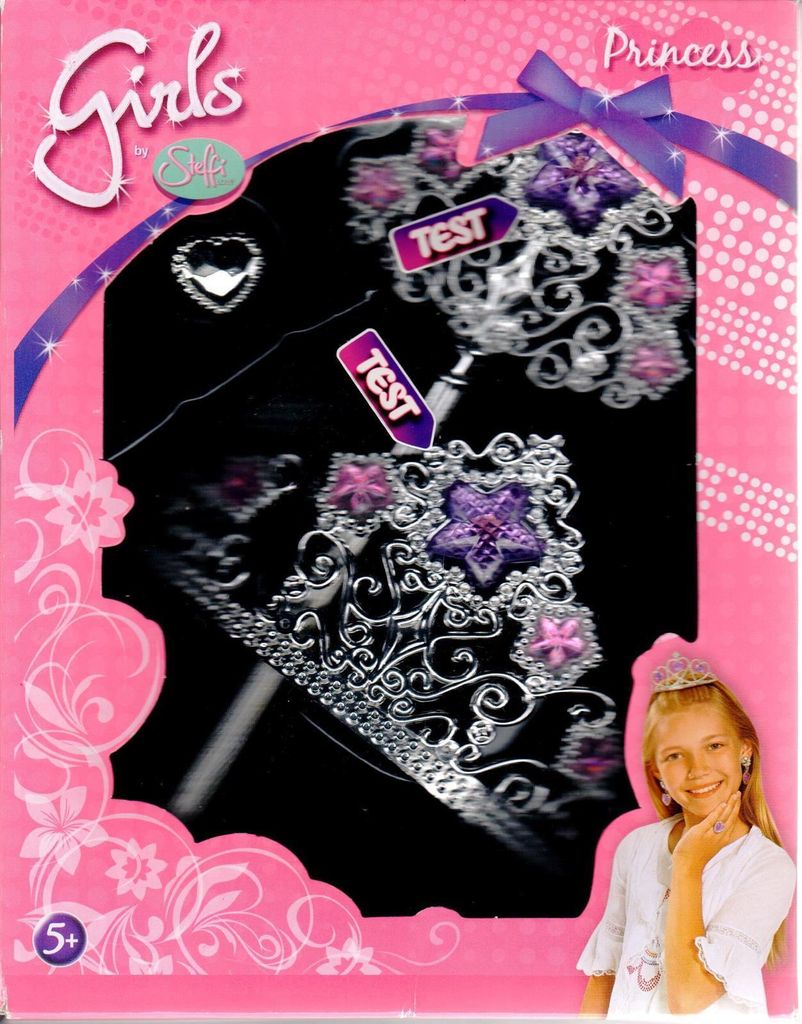 Simba Princess - Steffi Love Girls Prinzessinnen Set Tiara und Zauberstab mit Lichtfunktion