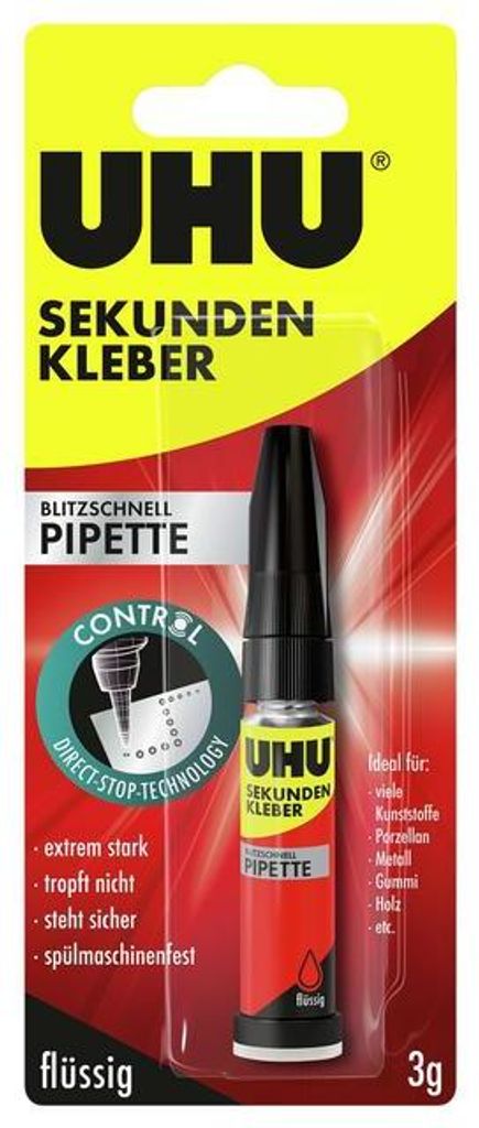 UHU Sekundenkleber Produktbild 