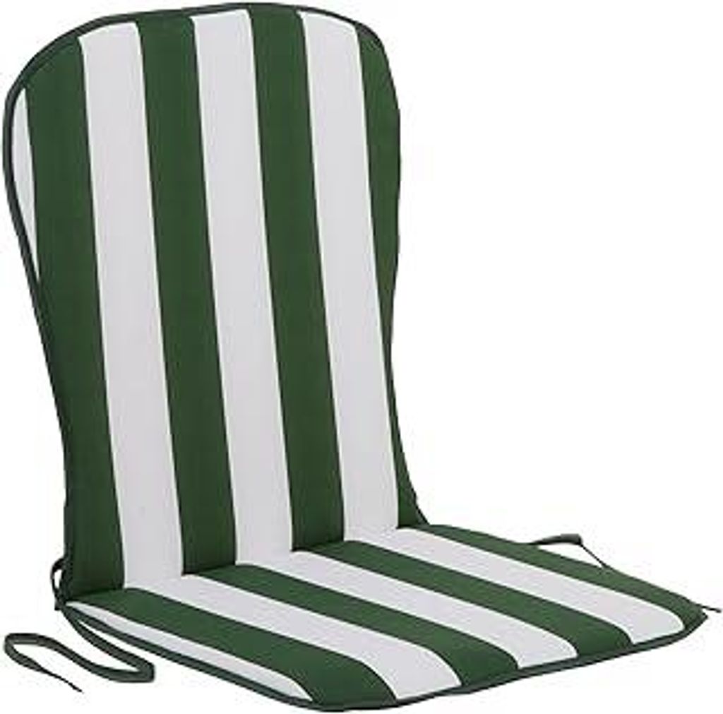 Patio Stuhlauflage Niedriglehner 74 x 38 cm Sam Monoblock Auflage Sitzkissen mit Schnüren Indoor & Outdoor